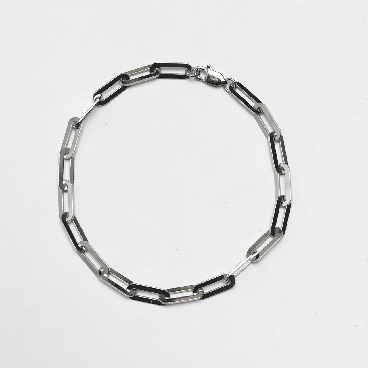 4mm Bransoletka Paperclip