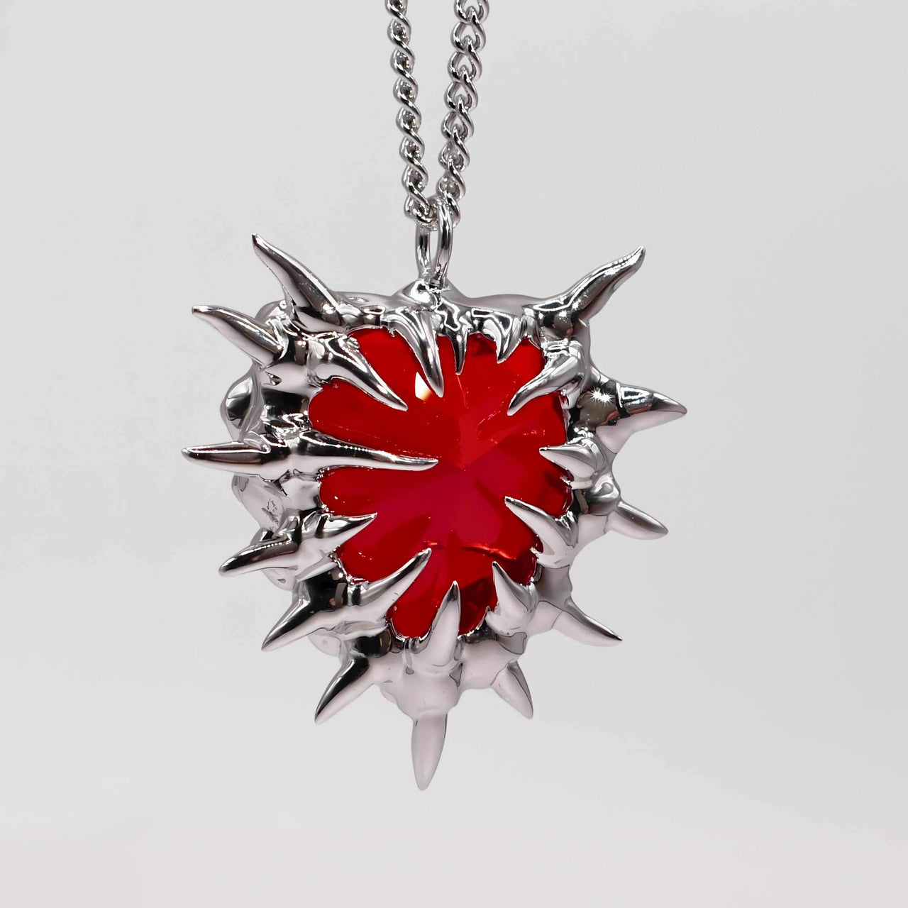 Spiked Heart Necklace
