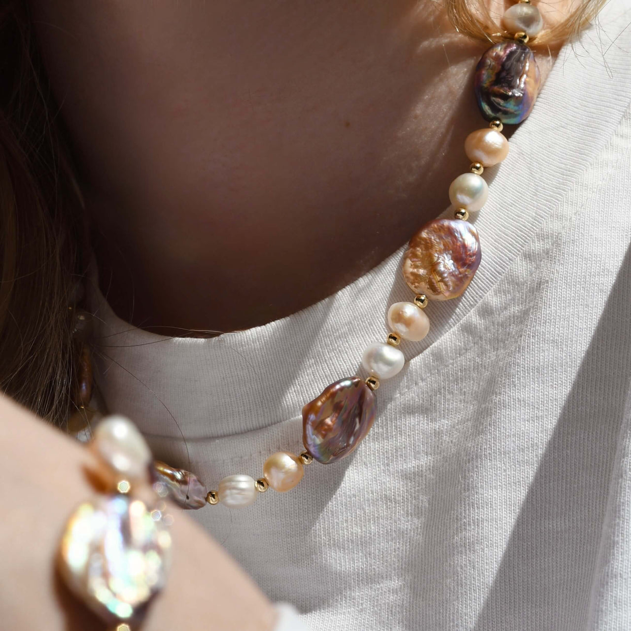 'Bloom' Pearl Necklace