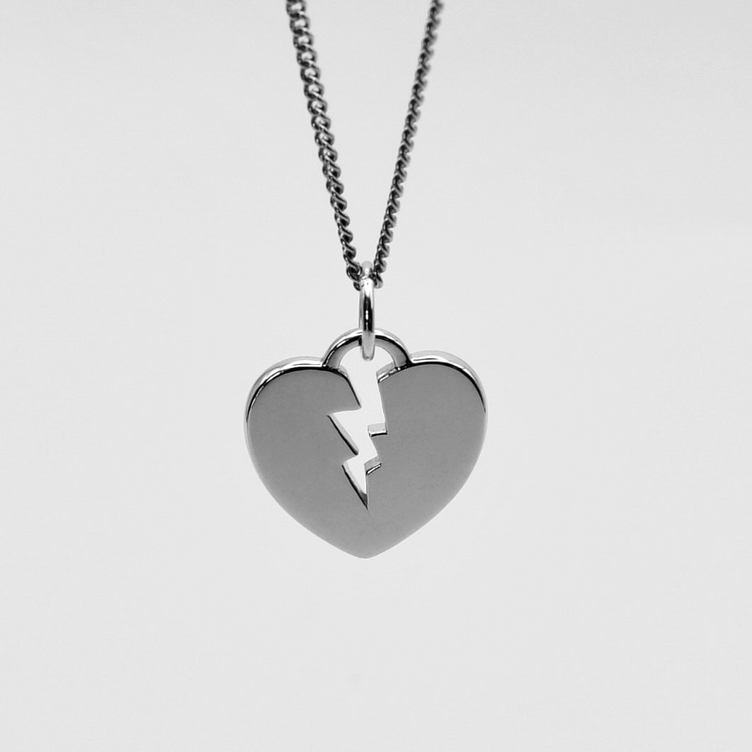 Broken Heart Necklace Slayy Brand1