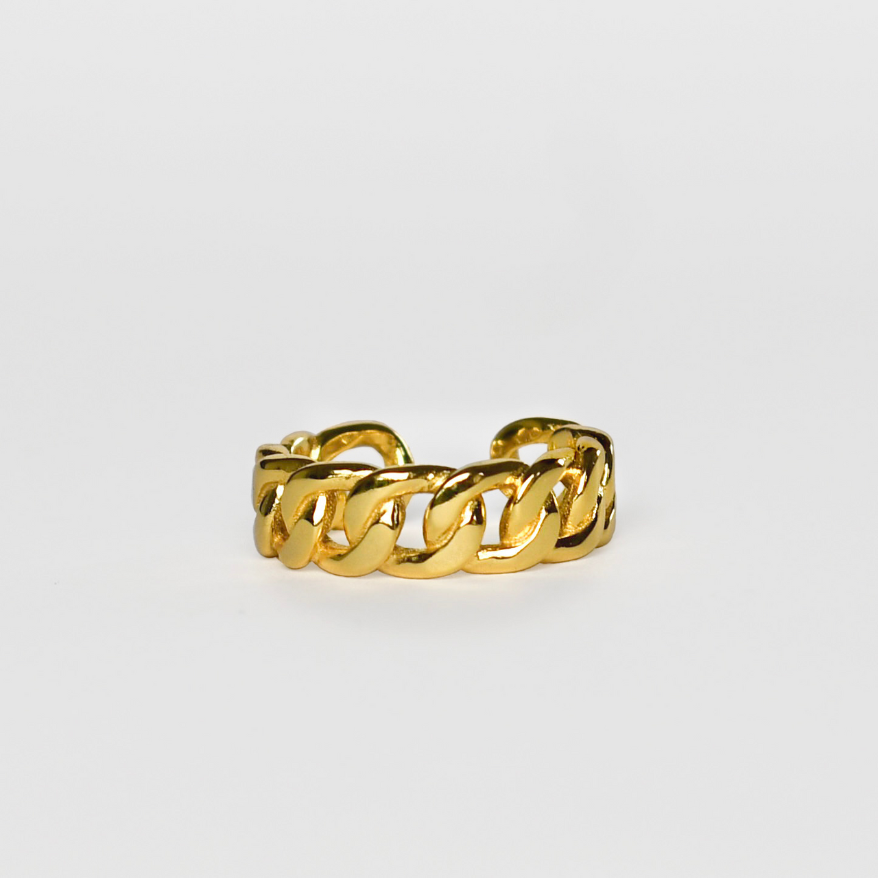 Gold Cuban Ring