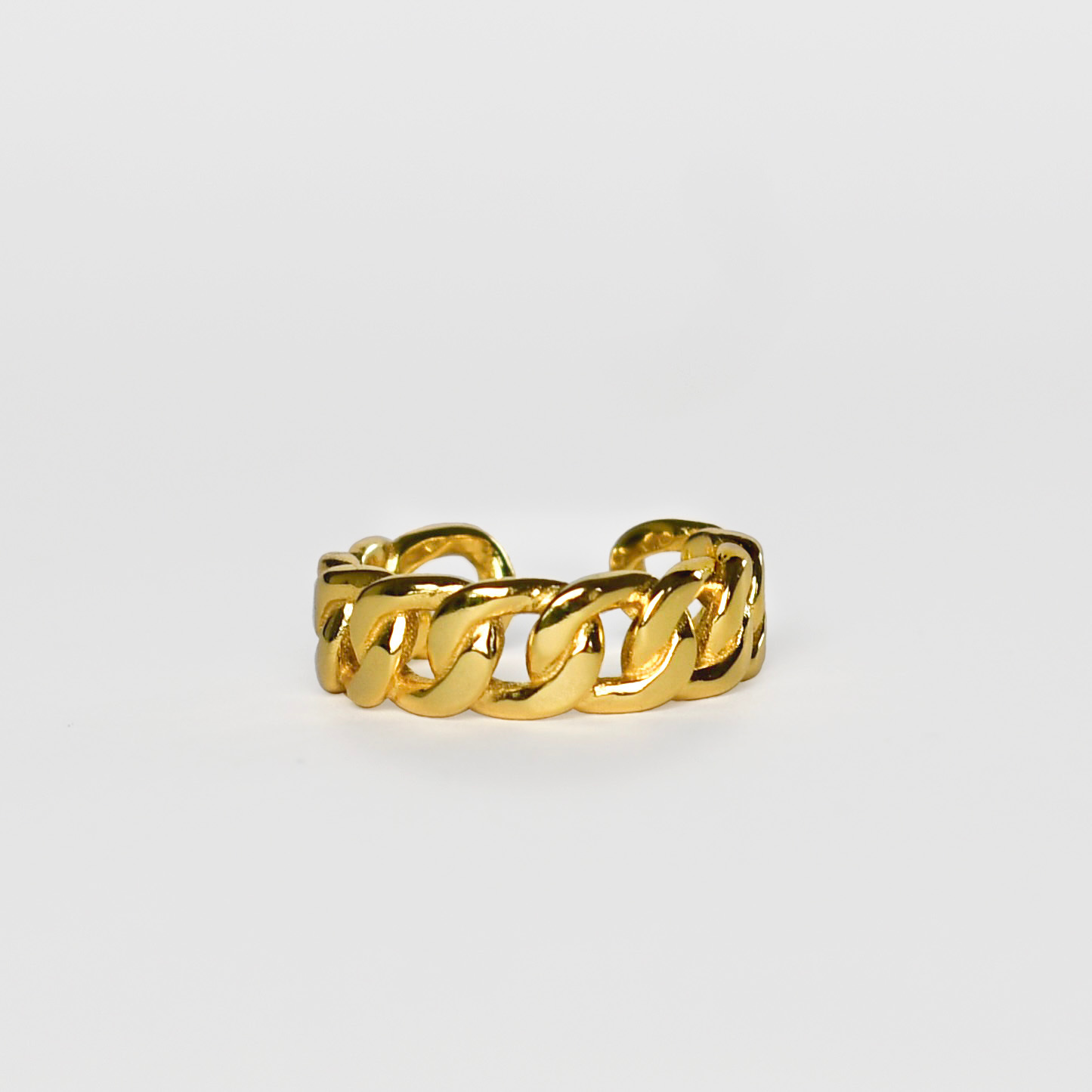 Gold Cuban Ring